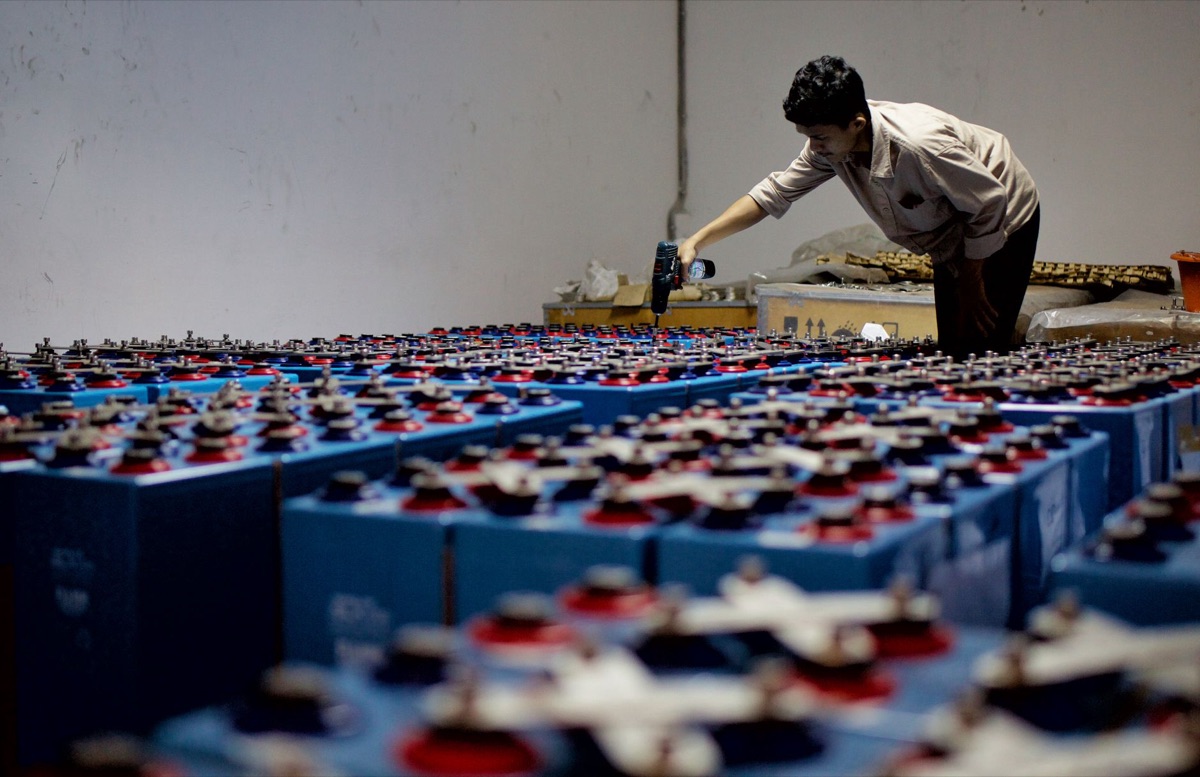 Industrial lithium-ion battery modules for energy storage systems