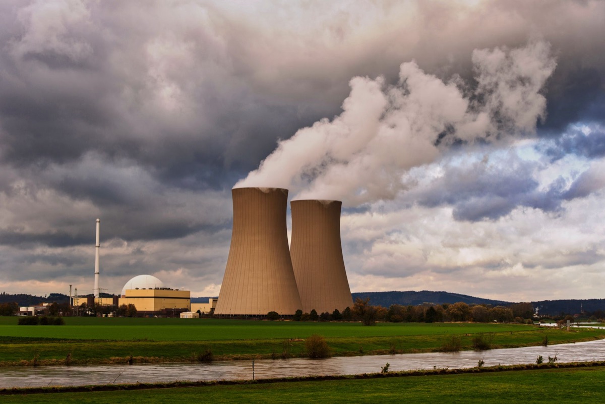 Nuclear power plant infrastructure and surrounding facilities