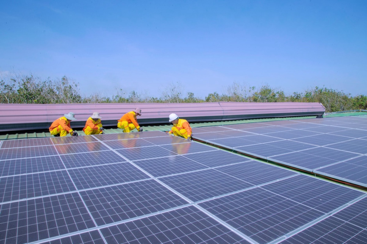太陽光発電パネルの設置