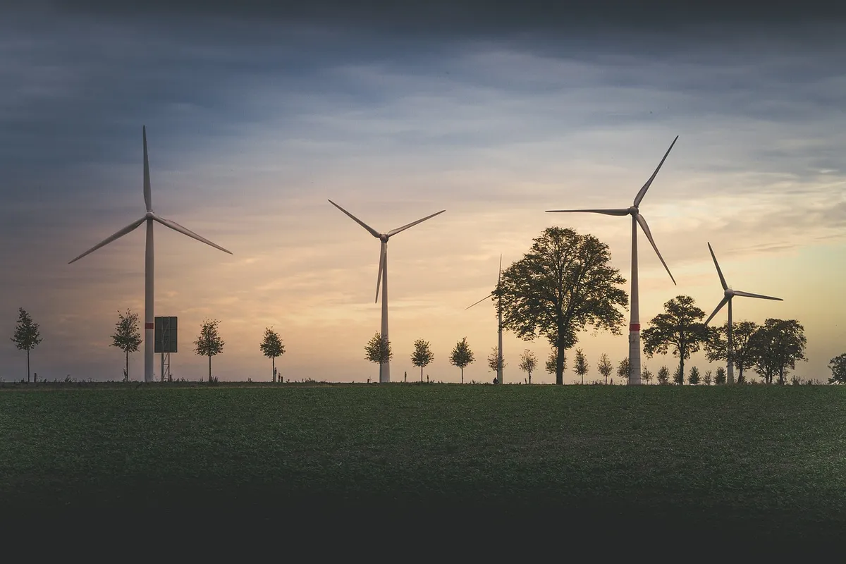 wind power plant, windmill, wind power, pinwheels, wind energy, energy transition, heaven, energy, electricity, afterglow, power generation, wind turbine, envir
