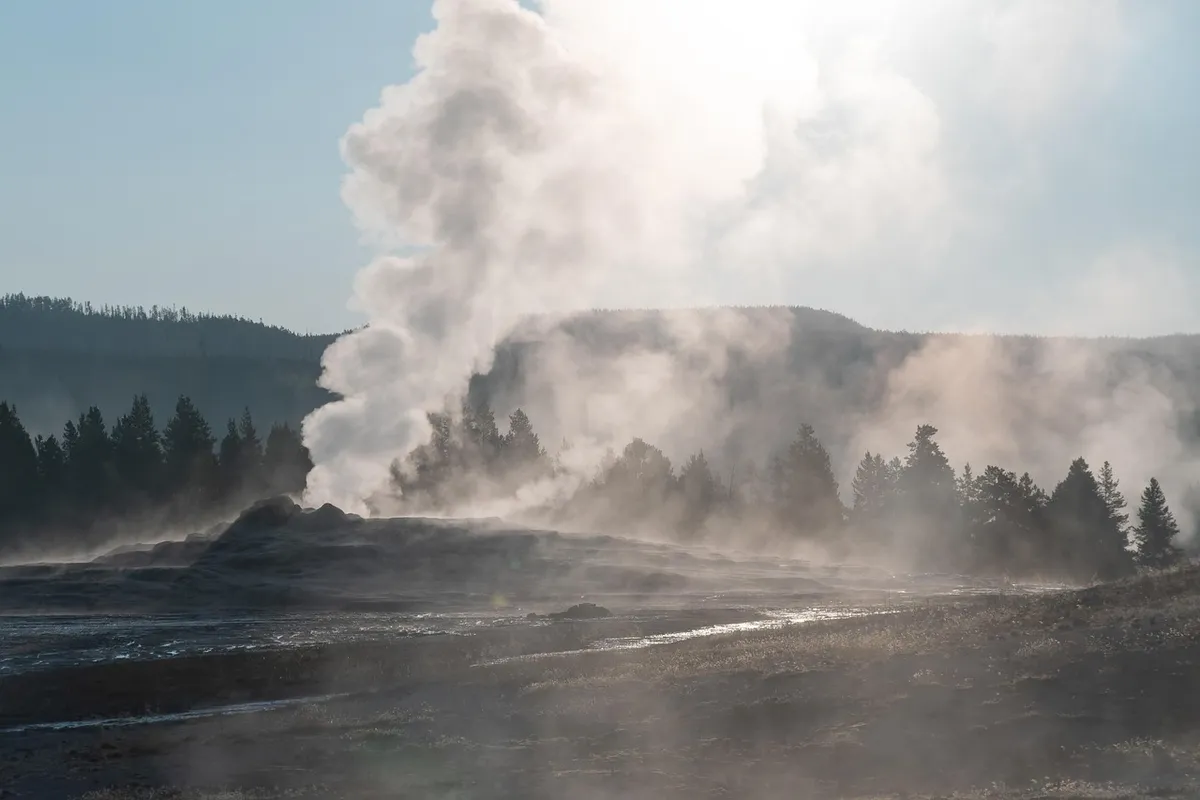 yellowstone national park, geyser, geothermal area, usa, landscape, nature, national park, geology, united states, geothermal energy, volcano, nature wallpaper,